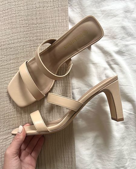 Amazon sandals 👡 two strap sandals perfect for wedding / spring season 

#sandals #amazonshoes #amazonheels #amazonsandals #sandals 

#LTKFind #LTKunder50 #LTKshoecrush
