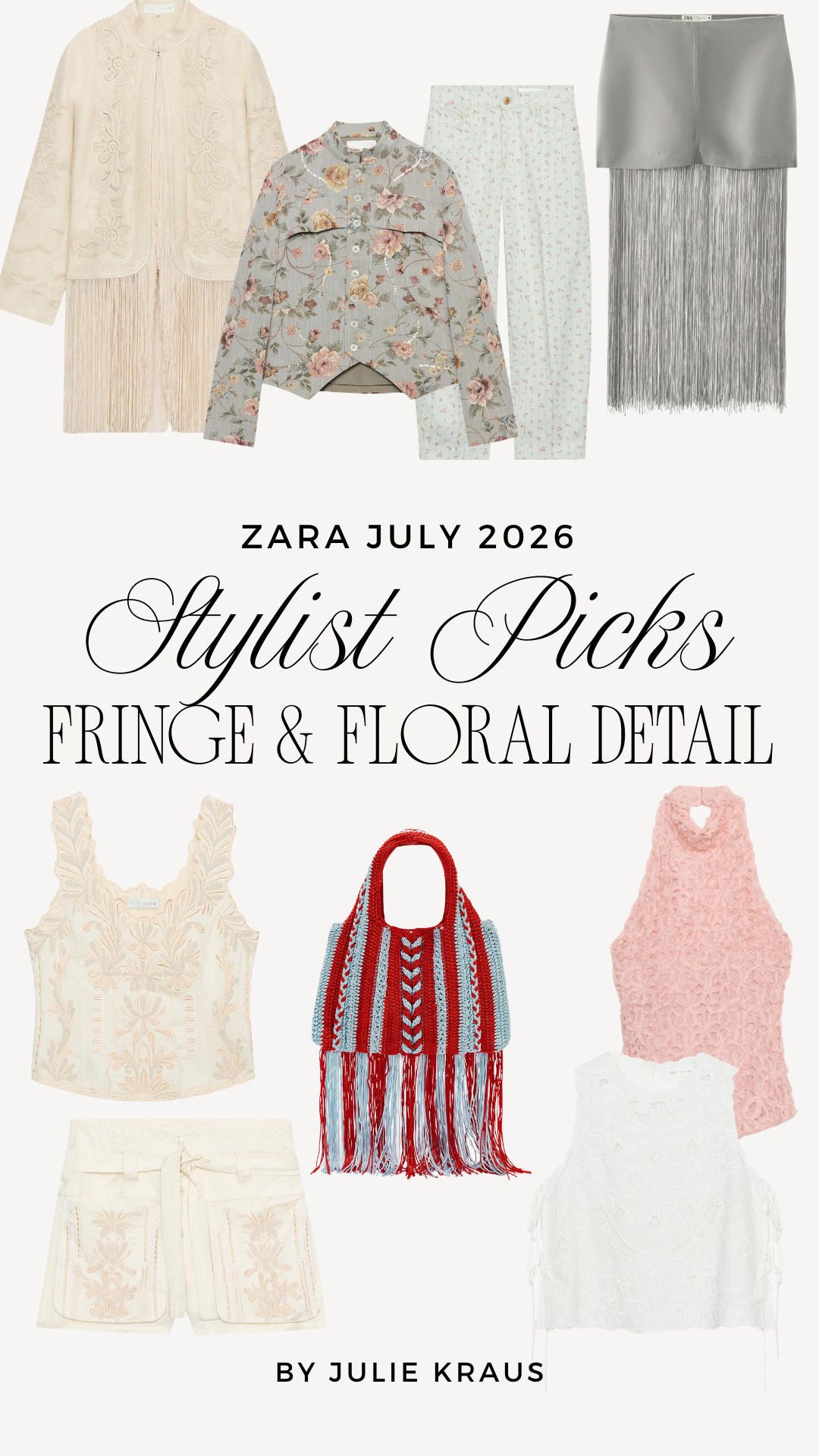 The fringe and floral pieces from Zara that are making every outfit feel fresh and fashion forward right now. The details that make all the difference. Zara Style • Stylist Picks from Zara • Fringe Fashion • Floral Outfit Ideas • Zara Style 2026 

 #LTKSeasonal #LTKOver40