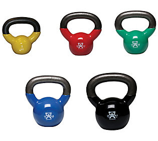 CanDo Vinyl-Coated Kettlebell Set | QVC