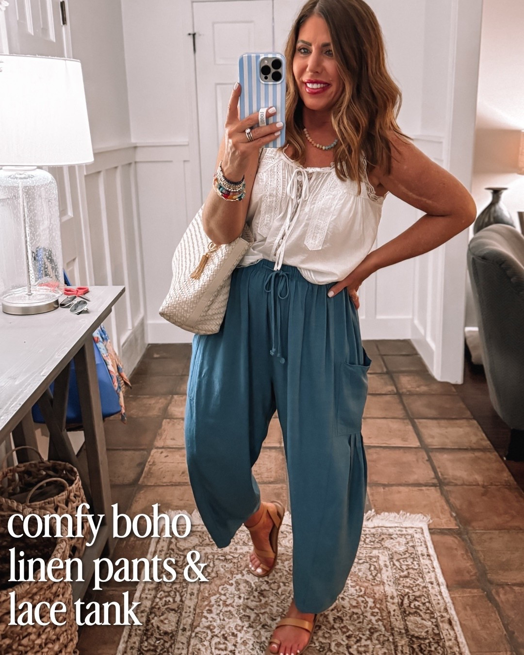 Casual but cute outfit for spring and summer 🫶🏻🌸

Spring outifts 2026, summer outfits, date night outfit, over 40 style

#LTKootd #LTKSaleAlert #LTKOver40