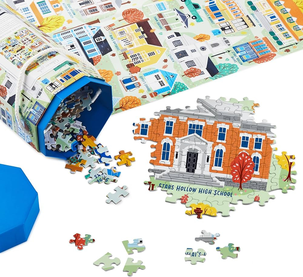 Hallmark Gilmore Girls 1,000-Piece Jigsaw Puzzle (Stars Hollow Map) Mom Gift for Mother's Day | Amazon (US)