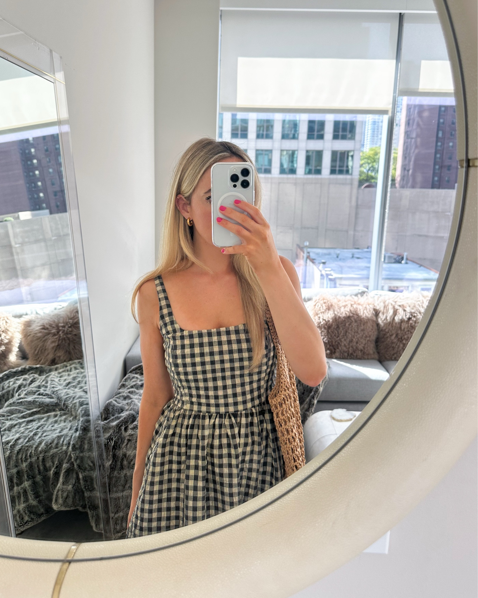 Italy: Daily Outfit- wearing the petite version of this dress- also showed the gingham pattern detail

 Italy Outfit: Strolling through the streets in an effortless gingham dress — perfect for exploring cities, taking cute photos, and grabbing gelato along the way. 


ootd style fashion, petite fashion, petite dress, gingham dress, summer style, vacation, sightseeing dress, effortless dress, easy sundress, European summer style style, Italy outfit, jelly sandals

#LTKStyleTip #LTKPetite #LTKTravel