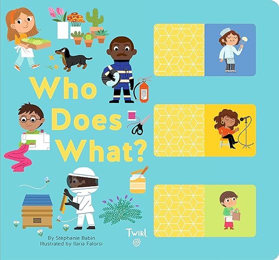 Who Does What?: A Slide-and-Learn Book (TW Who, 4)     Board book – August 4, 2020 | Amazon (US)