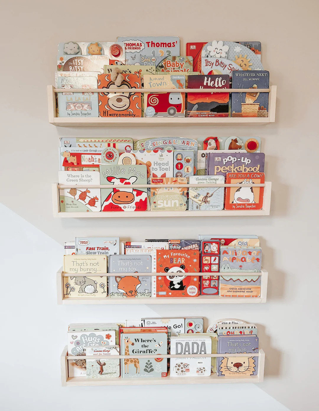 SET of TWO Bookshelves Free Shipping Baby Shower Gift Kids - Etsy | Etsy (US)