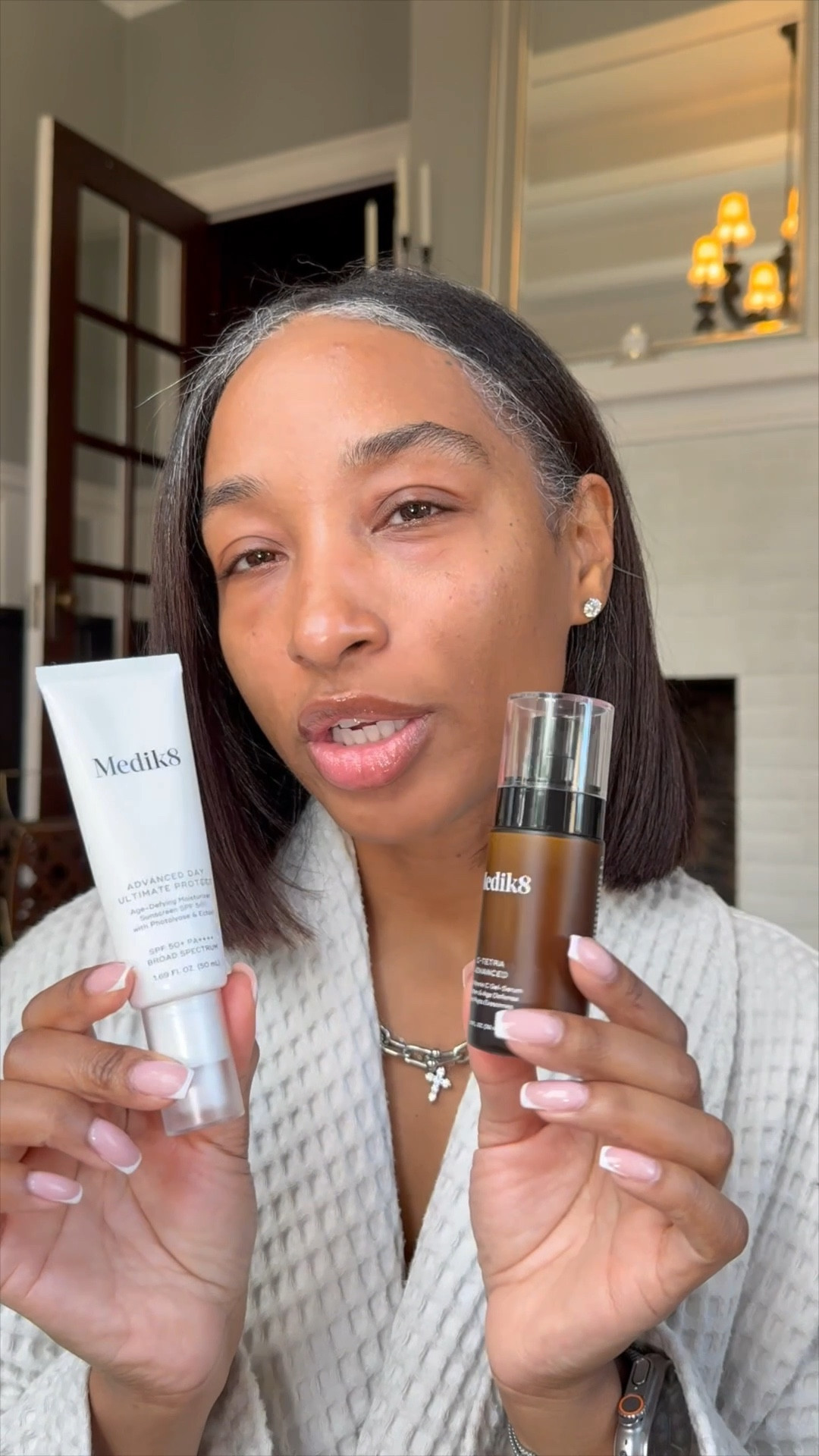 Obsessed with this glow—loving the C-Tetra Advanced Gel-Serum and Advanced Day Ultimate Protect SPF 50+ from Medik8. My skin feels amazing. Linking them here. #SkincareFavorites #Medik8 #GlowingSkin

#LTKFindsUnder100 #LTKBeauty #LTKGiftGuide