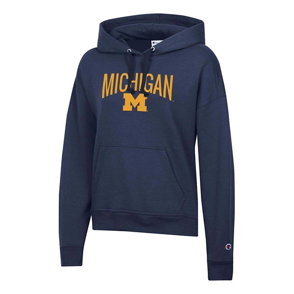 Michigan Wolverines Champion Women's Hoodie Medium Blue | Scheels
