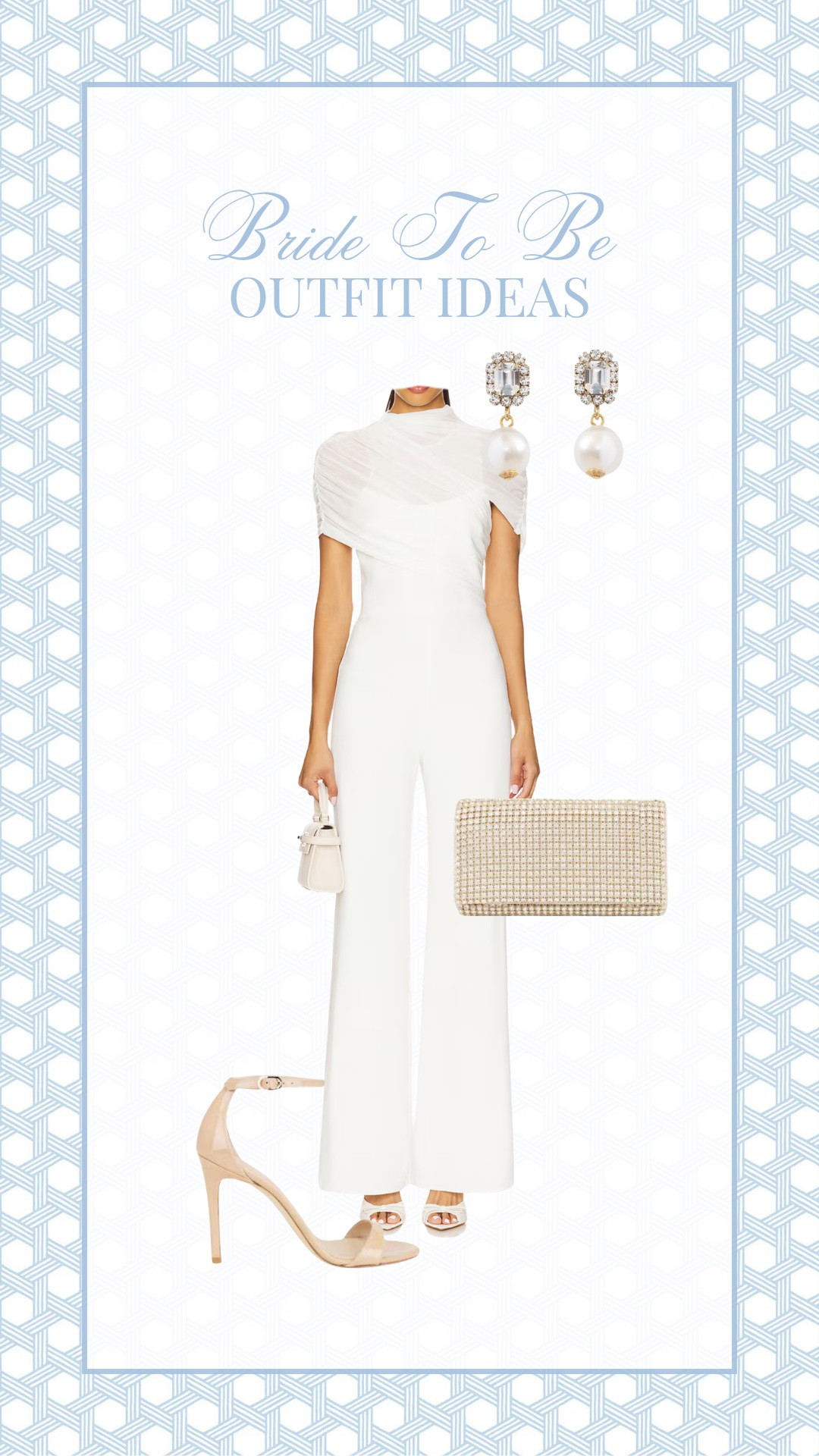 Outfit ideas for the bride to be!

Bridal outfit // bridal shower // engagement photo outfit