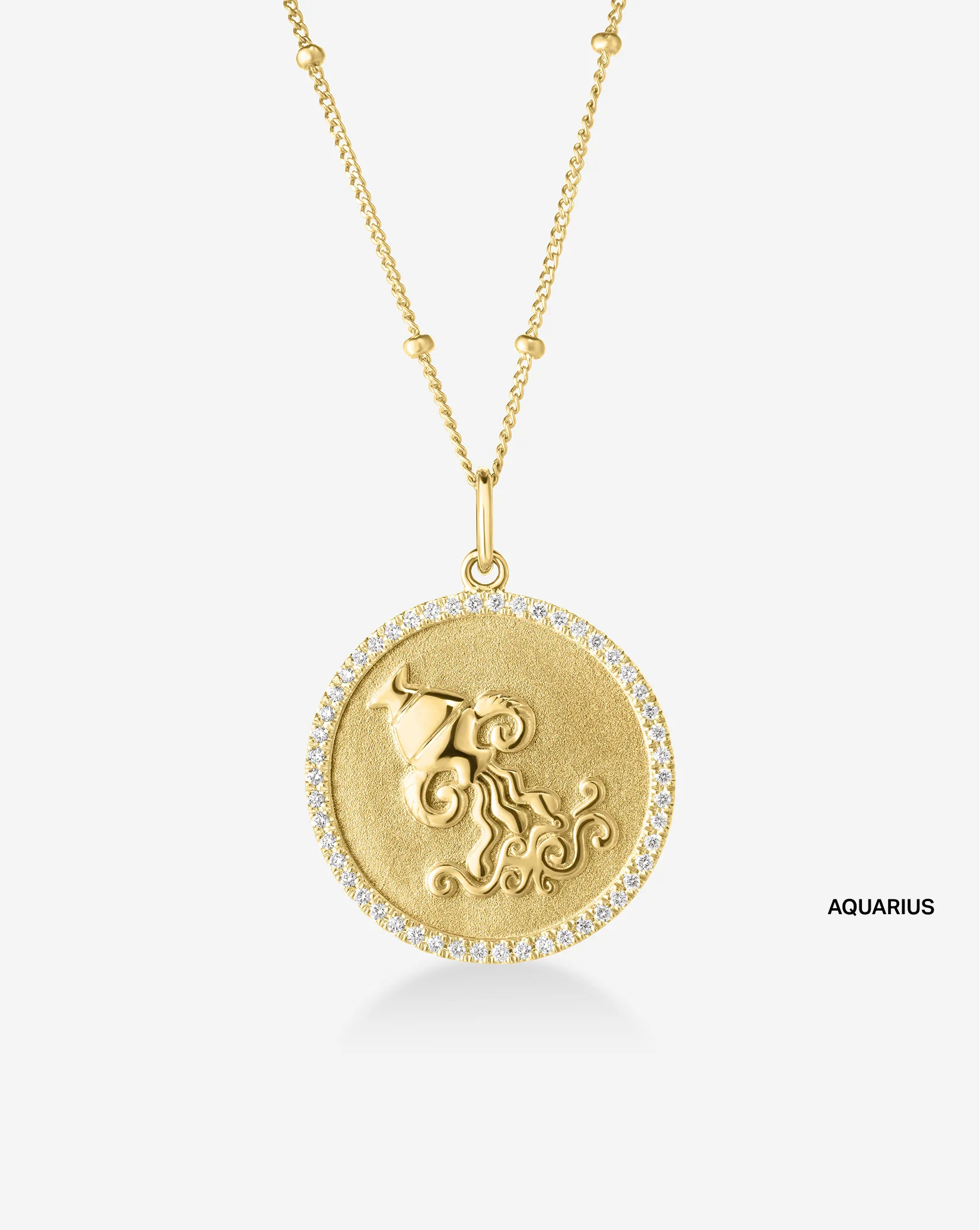 Zodiac Medallion Necklace | Ring Concierge