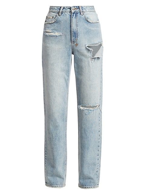Playback High-Rise Skream Trashed Jeans | Saks Fifth Avenue