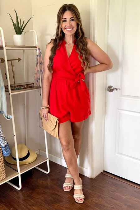 What an adorable linen jumpsuit for only $30! Love the fit and style, you could wear this for any special occasion or for date night! I’m in a small here 

Target finds, date night, summer style 

#LTKOver40 #LTKTravel #LTKFindsUnder50