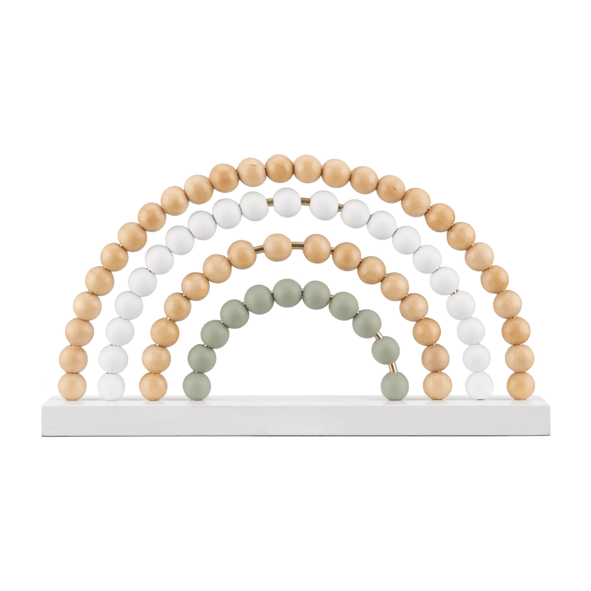 Decorative Wood Beads Rainbow | Bouclair