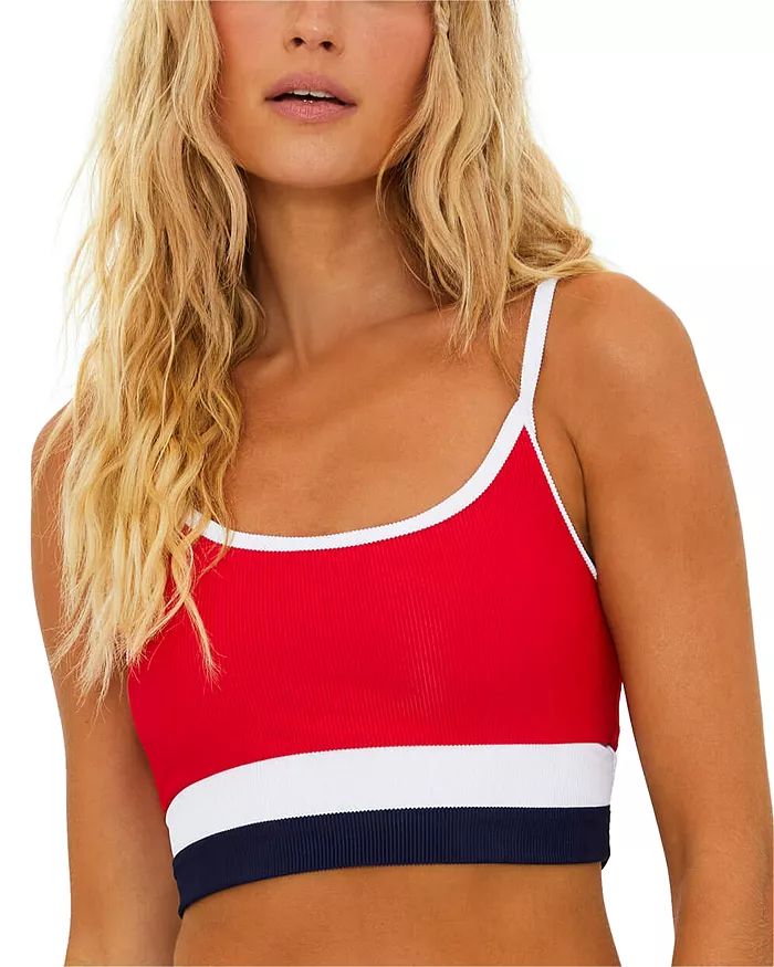 Eva Americana Colorblock Bikini Top | Bloomingdale's (US)