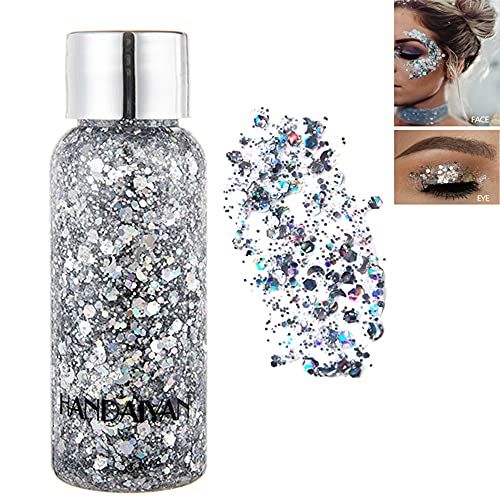KARIZMA Holographic Silver Body Glitter. 10g Chunky Face Glitter, Hair Glitter, Eye Glitter and Body | Amazon (US)