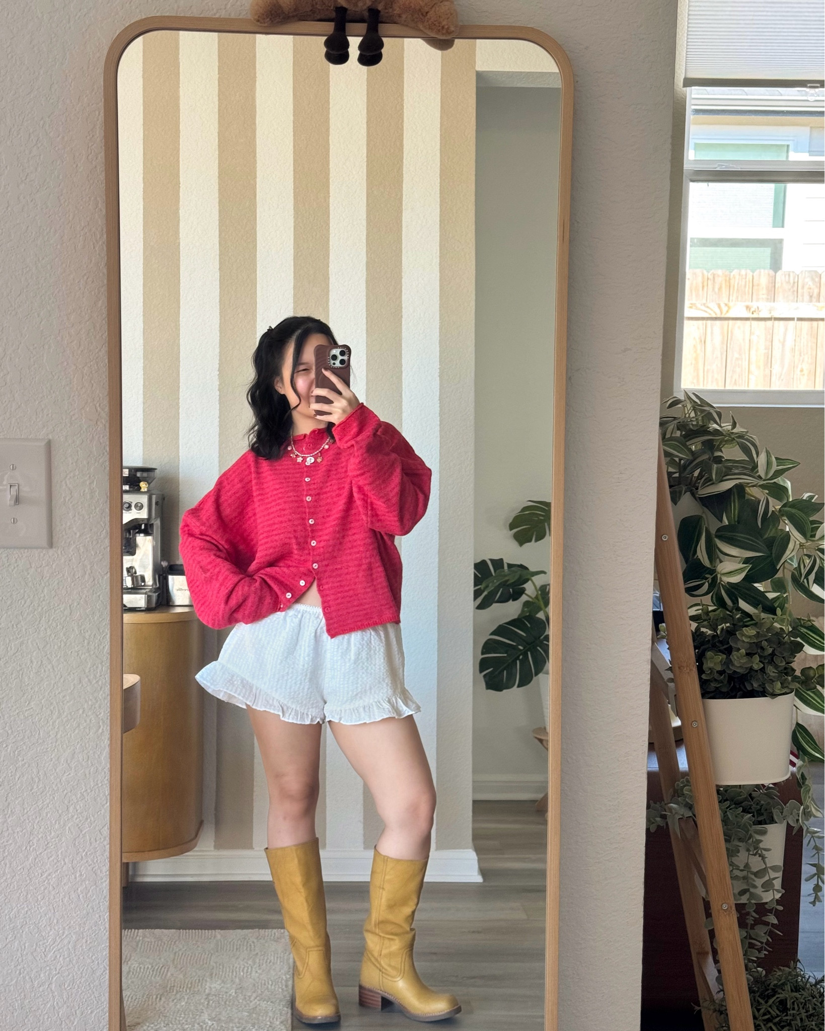 wearing top in size M, shorts in size 4 (they come with a set) 🤍

🏷️ fall ootd, striped cardigan, striped outfit, casual fall outfit, casual everyday outfit, tall boots, banana boots outfit, ruffled shorts, white flowy shorts

#LTKPetite #LTKFindsUnder100 #LTKStyleTip