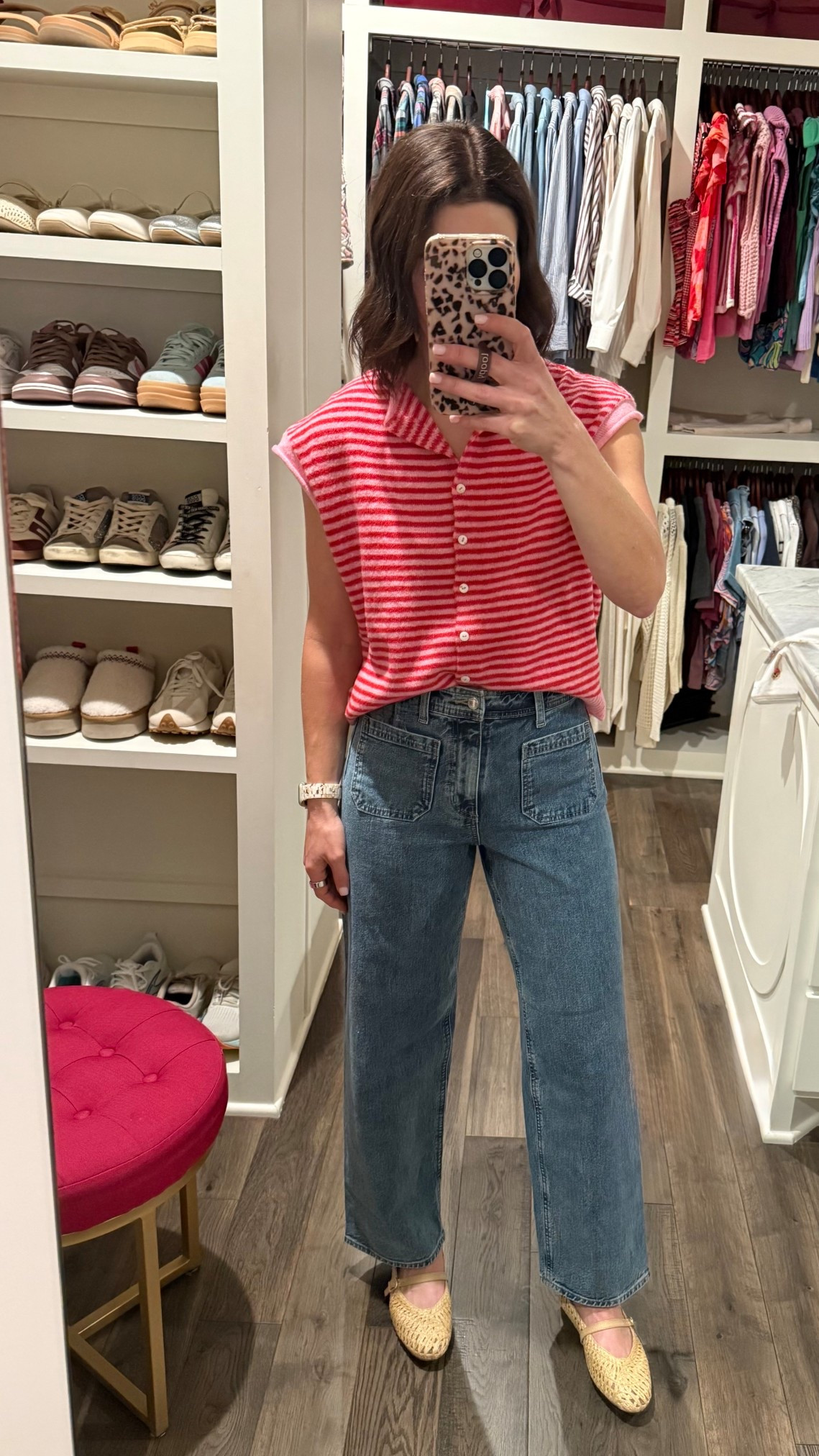 It’s freezing here today but I wanted to share these sailor jeans that are finally online! My jeans and shoes are both under $40. 

#LTKFindsUnder50 #LTKOver40 #LTKootd