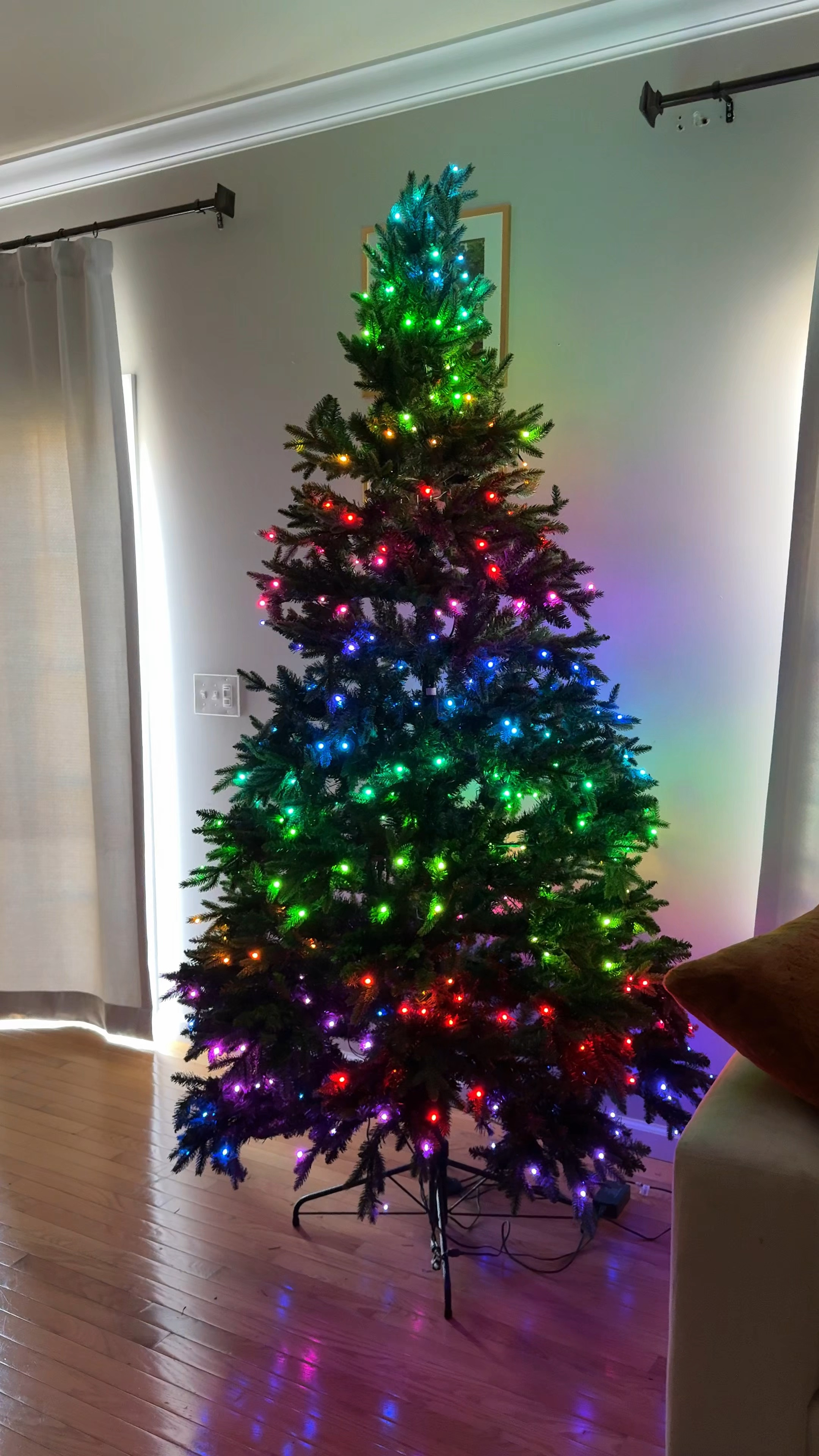 Smart Christmas tree. Christmas tree changing lights with app. 7.5 ft pre light smart Christmas tree

#LTKHome #LTKHoliday #LTKSeasonal