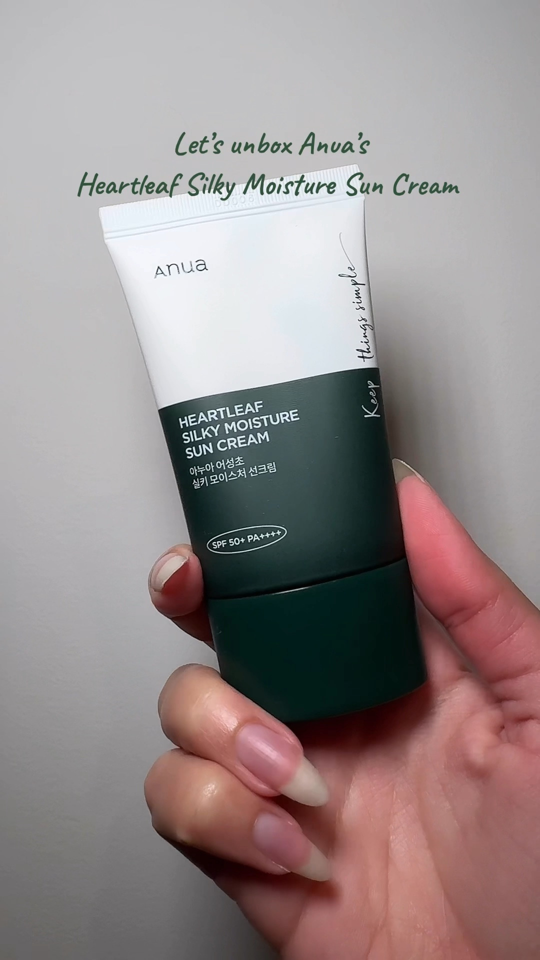 Anua Heartleaf Silky Moisture Sun Cream 🤍

#LTKFindsUnder50 #LTKVideo #LTKBeauty