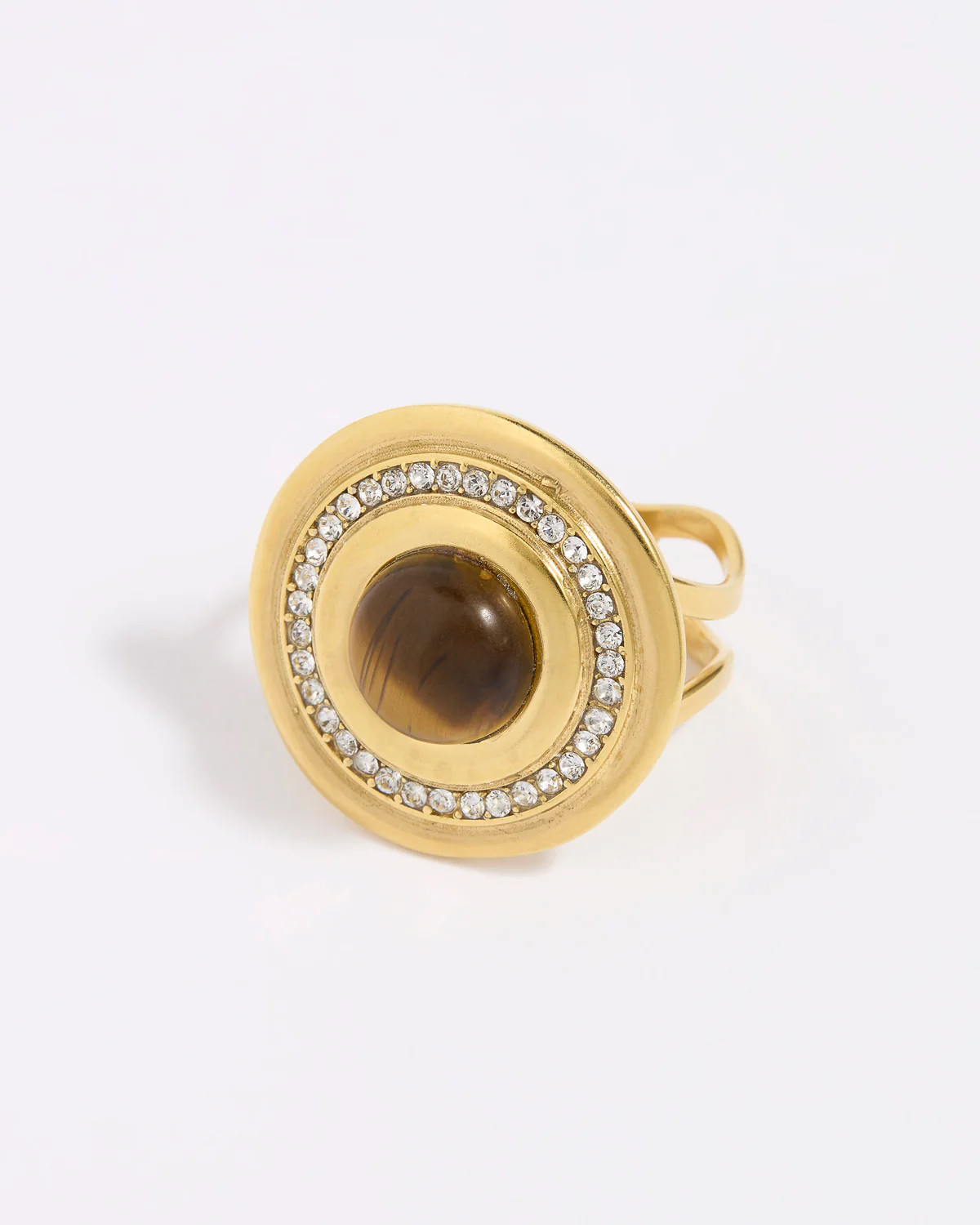 Roma Ring, Tigers Eye | Soru Jewellery