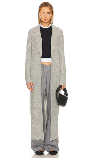 Patrice Long Cardigan in Grey | Revolve Clothing (Global)