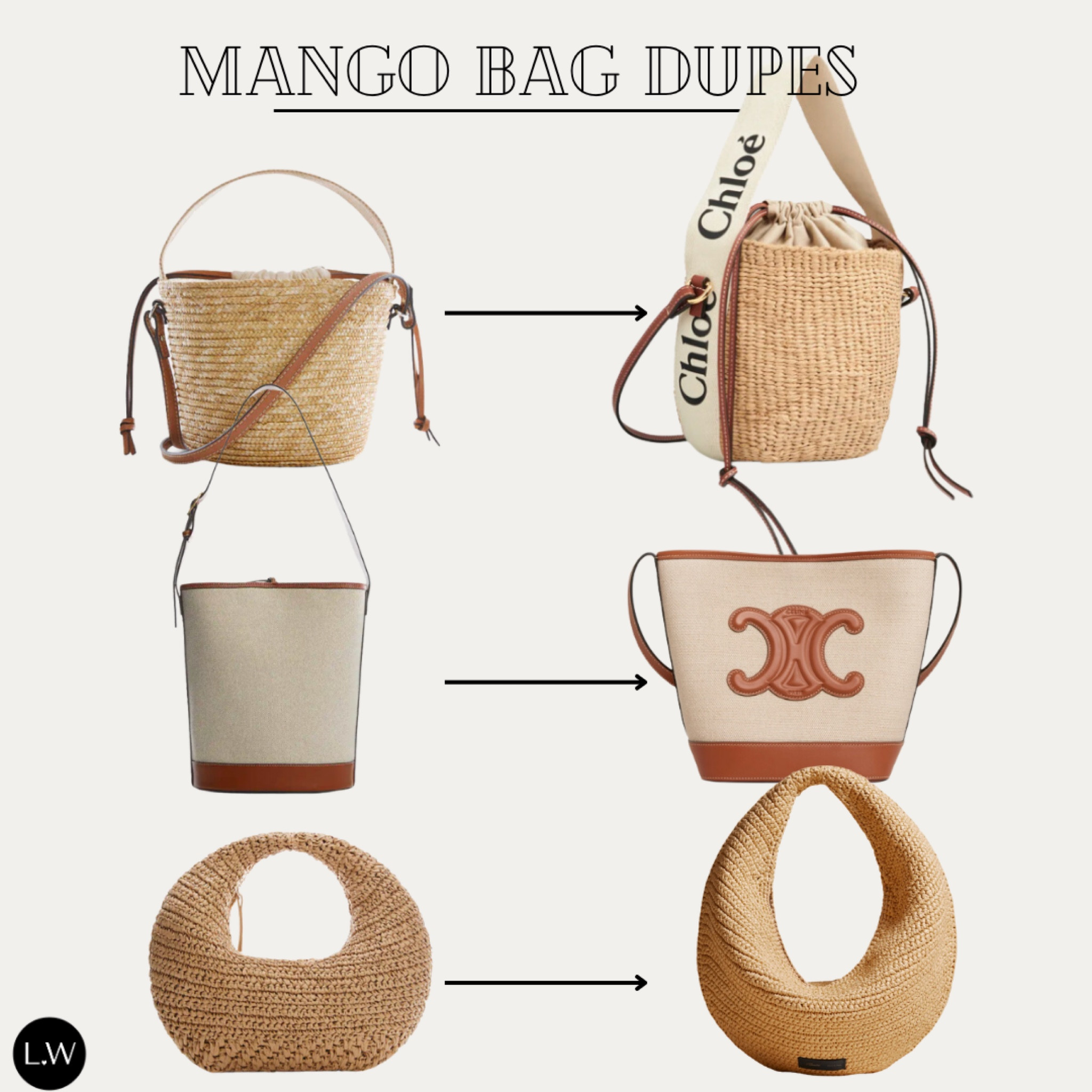 Mango launches Celine bag dupe range - The Mail