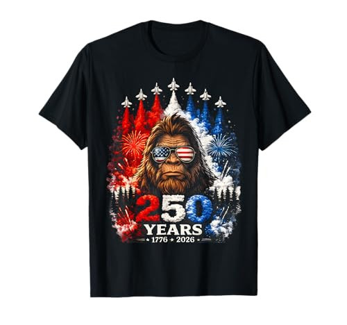 1776-2026 American 250th Anniversary USA Patriotic 4th July T-Shirt | Amazon (US)