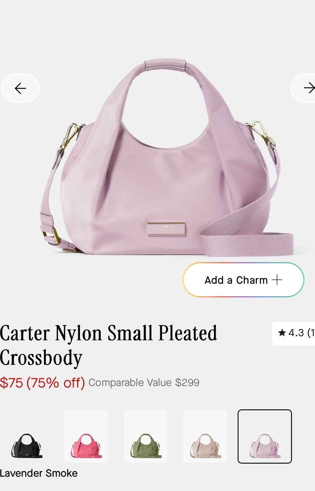 Katespade Nylon bag $75

#LTKGiftGuide #LTKSaleAlert #LTKCyberWeek