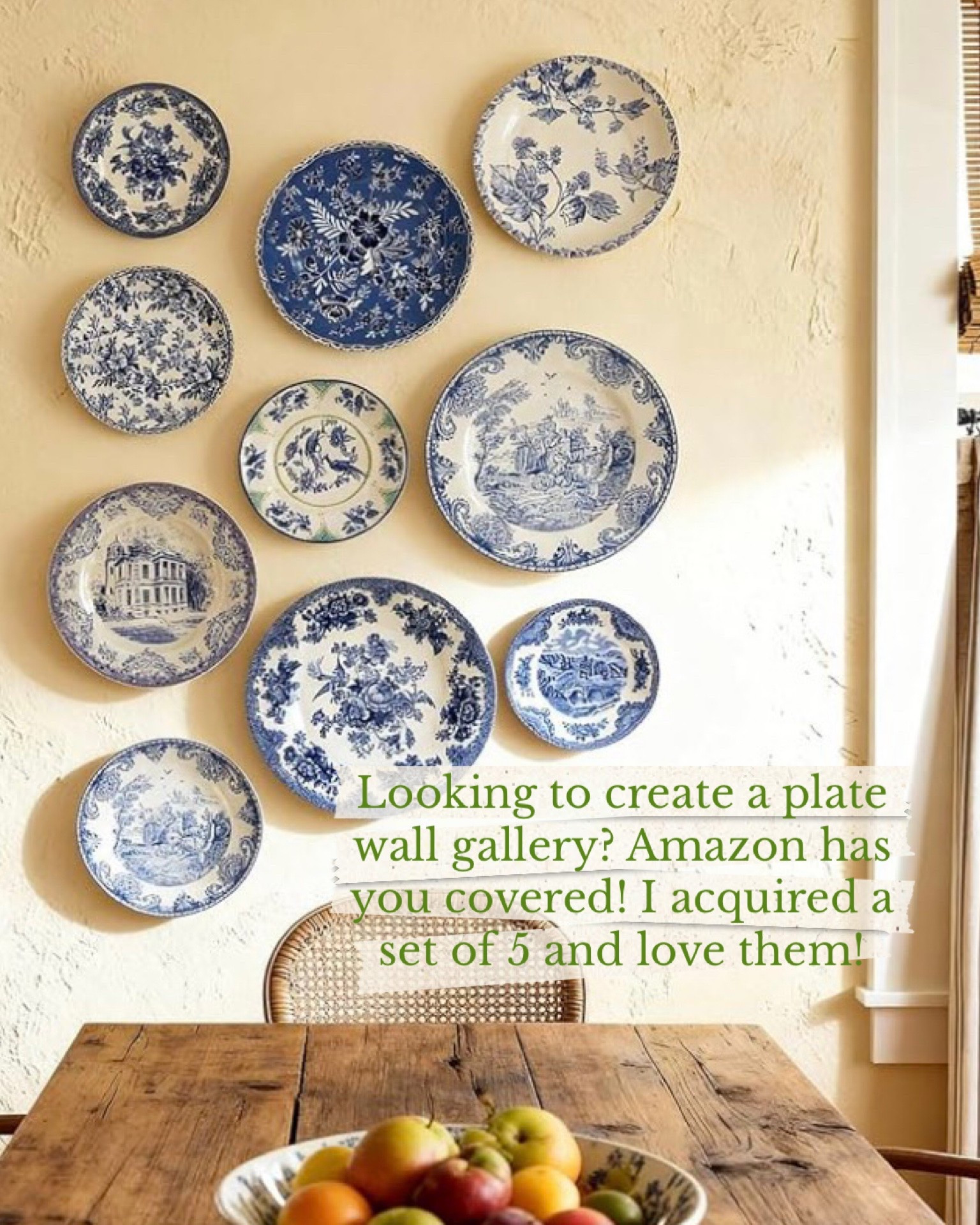 Found these fabulous plate wall gallery sets from Amazon!!! I acquired a set and am in love!

#LTKHome #LTKSaleAlert #LTKfoodie