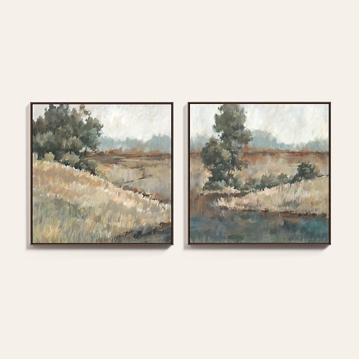 Scenic Journey Large Framed Canvas Landscape Wall Art Giclee Print | Ballard Designs, Inc.