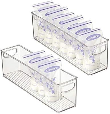 mDesign Storage Organizer Container Bin for Kids/Child Supplies in Kitchen, Pantry, Nursery, Bedr... | Amazon (US)