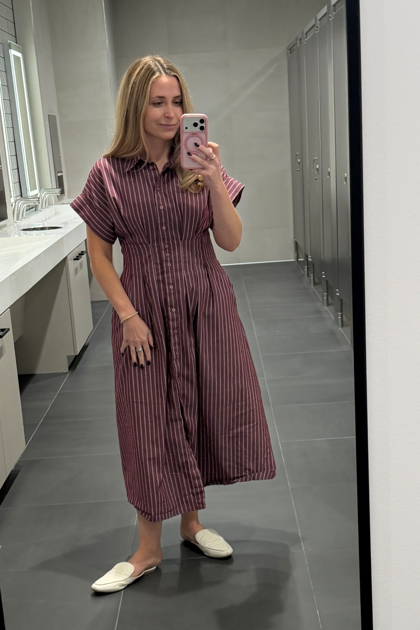 Today’s OOTD :)  this dress is out of stock but there are so many similar ones on anthro that are perfect for work! I got a petite here and I am 5’4’'

#LTKootd #LTKSaleAlert #LTKWorkwear