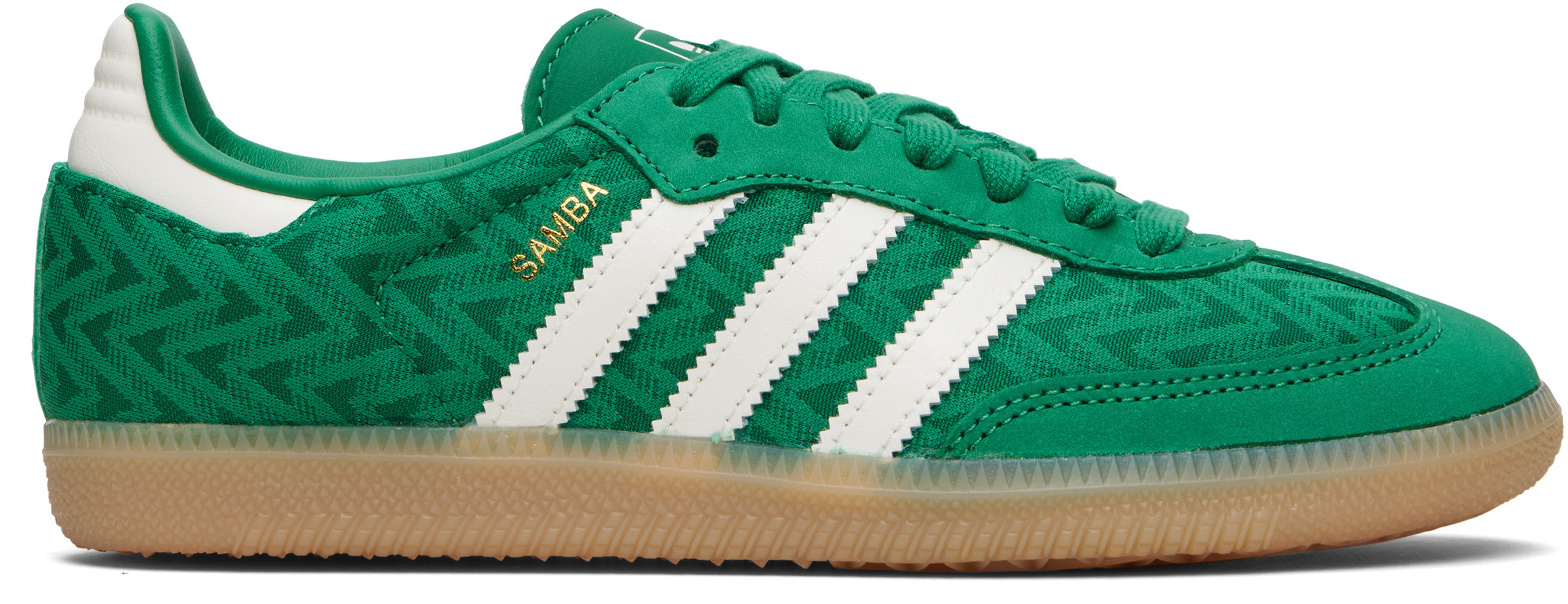 adidas Originals Green Samba OG Sneakers | SSENSE