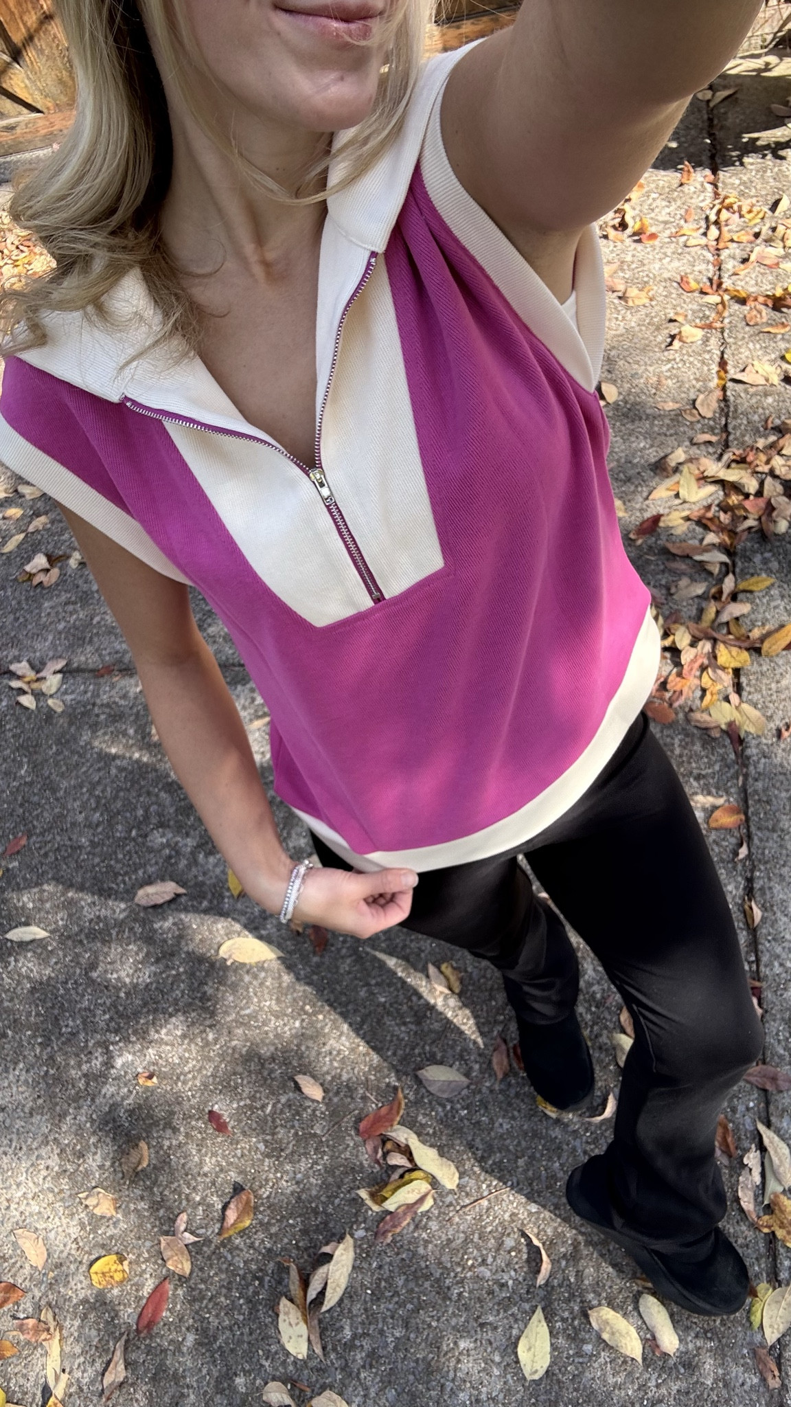 Love this amazon sweater pullover pink sleeveless vest varley dupe varley lookalike casual outfit womens amazon fashion black pants leggings ugh boots

#LTKFindsUnder100 #LTKStyleTip #LTKFindsUnder50