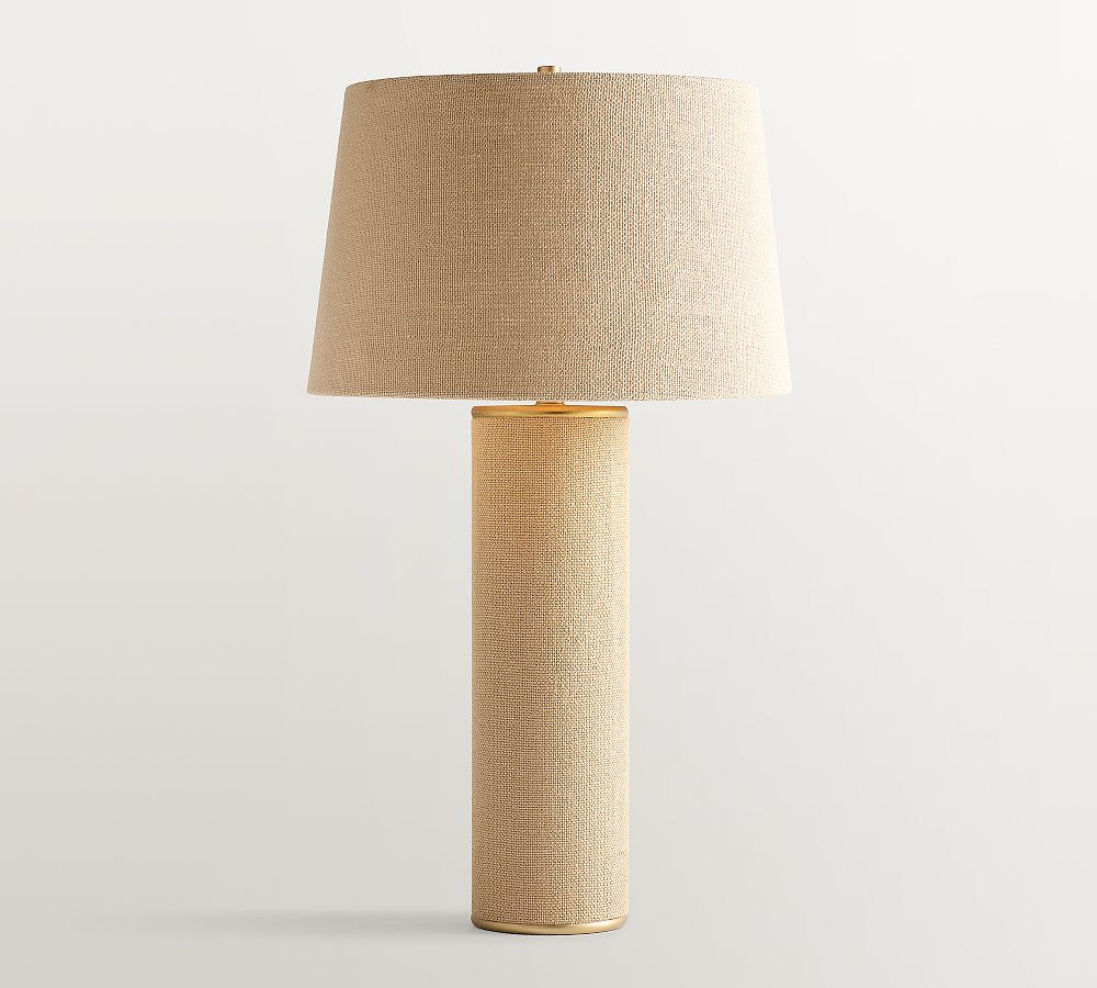 Paige Linen Table Lamp (28") | Pottery Barn (US)