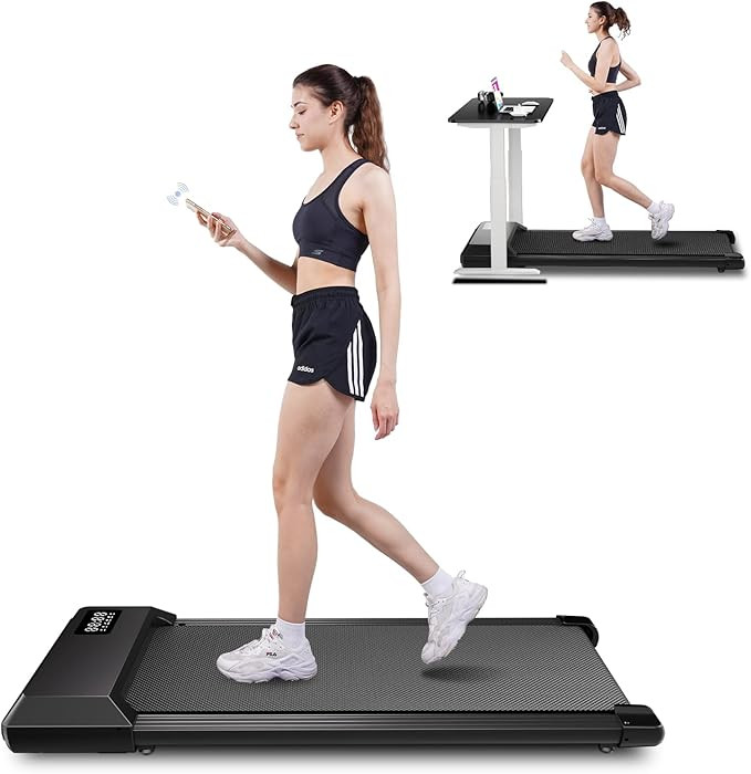 SupeRun Walking Pad, Under Desk Treadmill, 3 in 1 Portable Treadmill with Remote Control LED Disp... | Amazon (US)