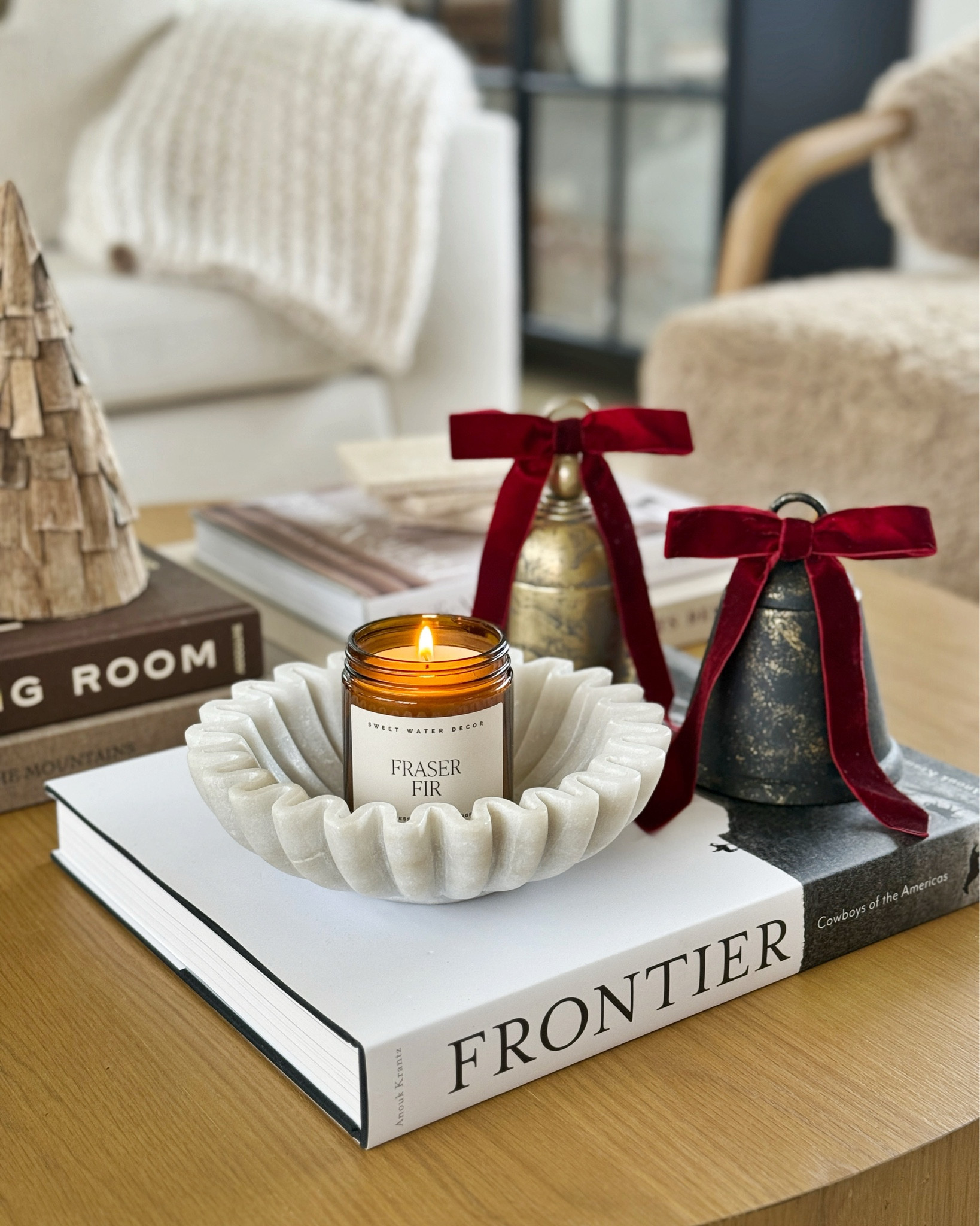 Living room holiday details and decor🕯️ My favorite non-toxic Christmas tree candle!!

Home
Coffee table 

#LTKSeasonal #LTKHoliday #LTKHome