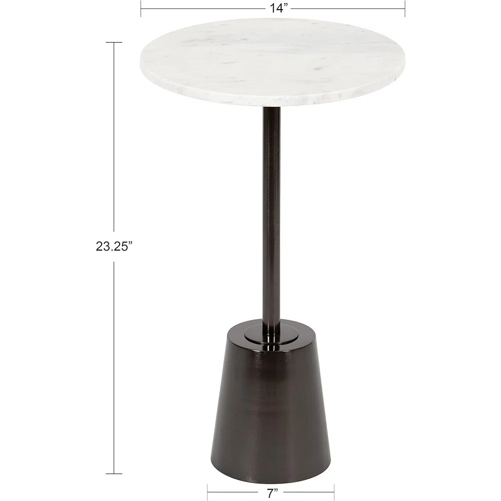 Cemil Marble Top End Table | Wayfair North America