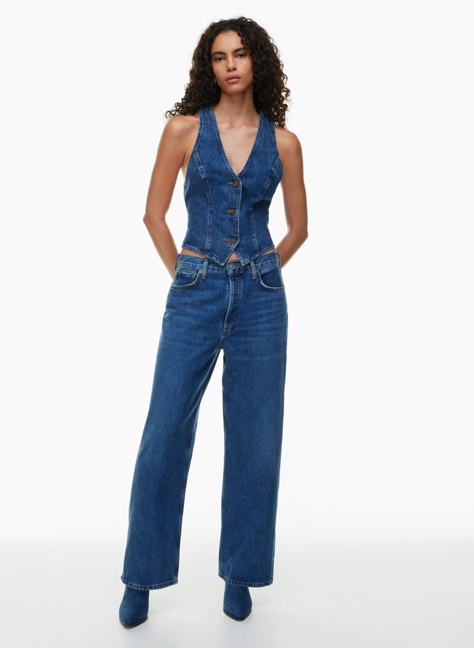 Baggy low-rise jeans | Aritzia