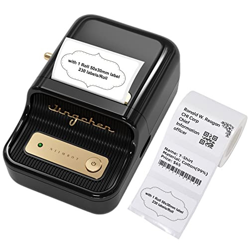 NIIMBOT B21 Inkless Label Maker, Portable Thermal Label Printer for Clothing, Address, Business, ... | Amazon (US)
