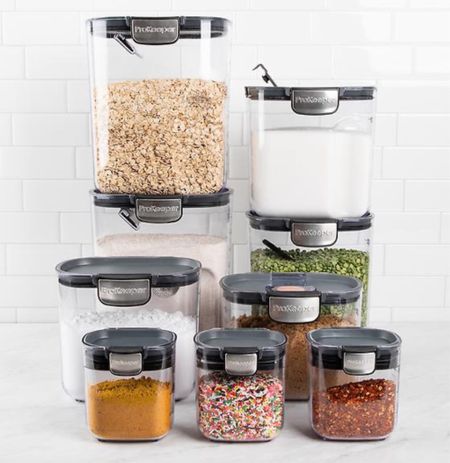 Pantry organization BLISS. My baking items don’t know what hit them! This set is brilliant and so super functional I can’t even tell you. From the soaked pod to keep the brown sugar moist, to the scraper for the flour for level scoops… it’s amazing! Multiple size sets available or purchase individually  

#LTKfindsunder100 #LTKhome #LTKfamily