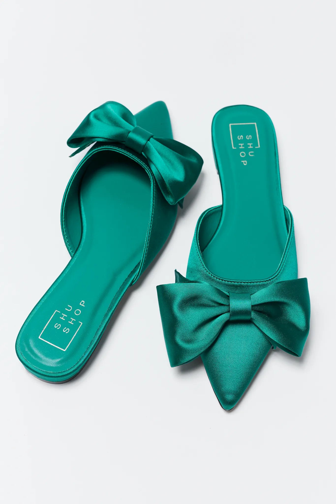 Dottie Pointed Toe Bow Flats | Avara