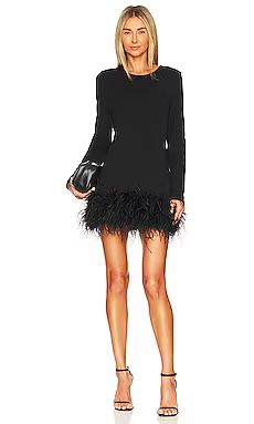 LAMARQUE Bahira Knit Mini Dress in Black from Revolve.com | Revolve Clothing (Global)