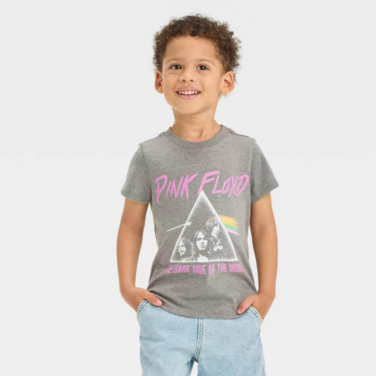 Toddler Boys' Pink Floyd T-Shirt - Gray | Target
