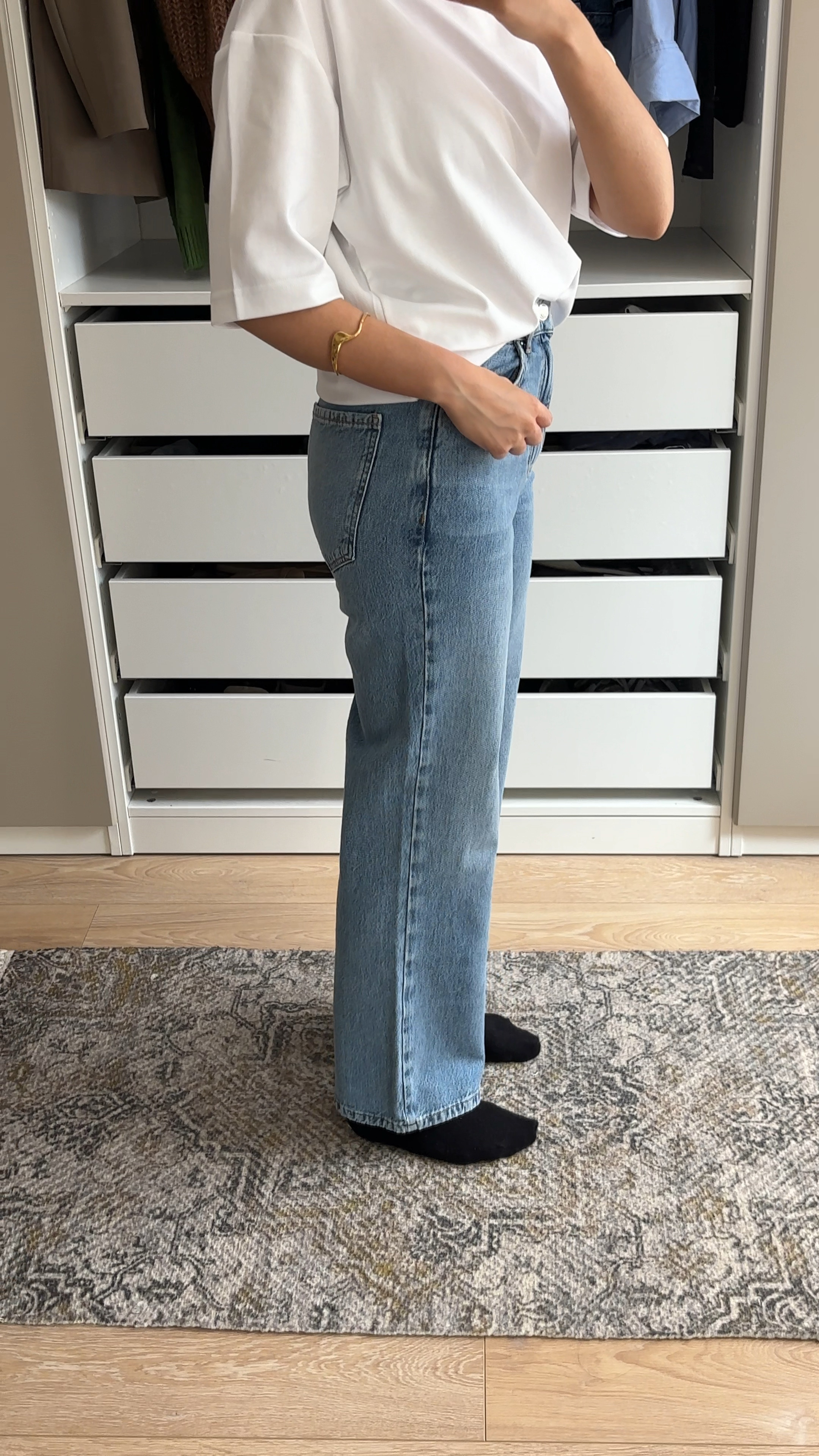 spring summer outfit inspo, casual outfit,, uniqlo, t shirts, mens airism crew neck t shirt, black t shirt, summer t shirt staple, basic t shirt, white leg jeans, petite jeans, dark blue jeans, light blue jeans, straight leg jeans, adalae jeans

#LTKSeasonal #LTKfindsunder50 #LTKeurope