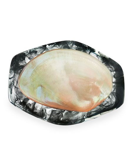 Lily Juliet Charcoal Shell Medium Caviar Dish | Bergdorf Goodman