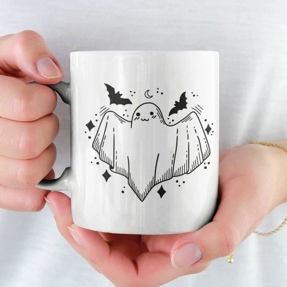 Little Haunt Coffee Mug / Halloween Mug / Ghost Coffee Cup / - Etsy | Etsy (US)