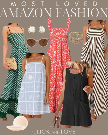 Most loved fashion finds from Amazon! Pretty dresses and accessories for summer ☀️

Summer dresses, summer edit, vacation style, beach coverup, family vacation, sunnies, sunglasses, headband, jewelry, accessories, earrings, ootd, Womens fashion, fashion, fashion finds, outfit, outfit inspiration, clothing, budget friendly fashion, summer fashion, wardrobe, fashion accessories, nipple covers, bracelets, gold jewelry, bracelet stack, Amazon, Amazon fashion, Amazon must haves, Amazon finds, amazon favorites, pearl studs, under $20 sunglasses, striped maxi dress, girls lunch attire, out to brunch, Amazon essentials #amazon #amazonfashion

#LTKSeasonal #LTKFindsUnder50 #LTKStyleTip
