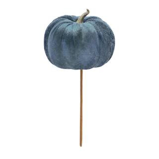 Blue Velvet Pumpkin Pick by Ashland® | Michaels Stores