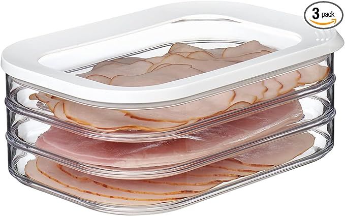 Mepal, MODULA Food Storage Boxes with Lid for Salami, Cold Cuts, Turkey, Bologna, Deli and Lunche... | Amazon (US)