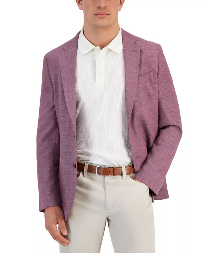 Men's Modern-Fit Active Stretch Woven Solid Sport Coat | Macy's