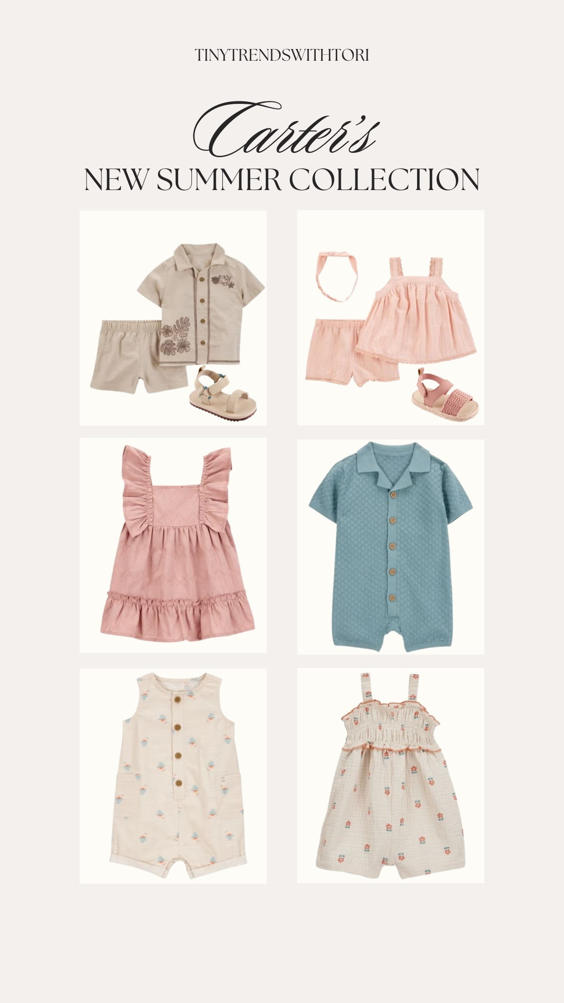 Carter’s is having their 50% off Memorial Day sale now through 5/26! Here’s a round up of my favorite baby girl & baby boy summer outfits 😍 #ad #carterspartner #paidlink #carters @carters

#LTKBaby #LTKKids #LTKSummerEdit